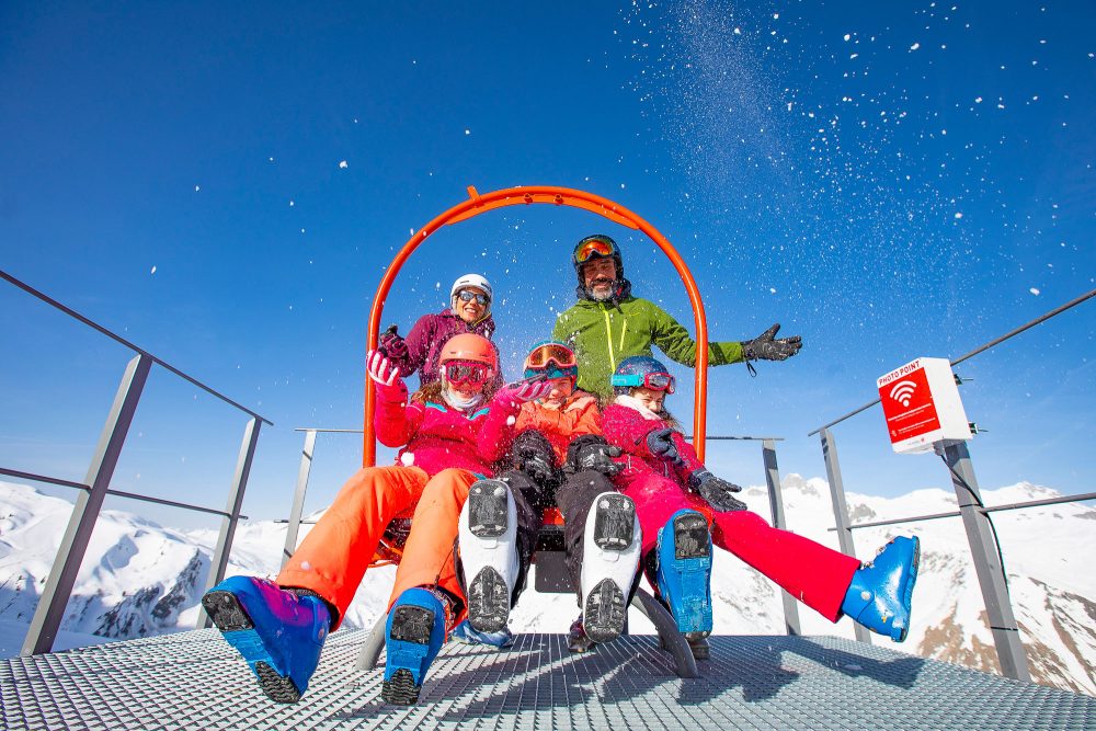 Points photos sur le domaine skiable de Valmorel