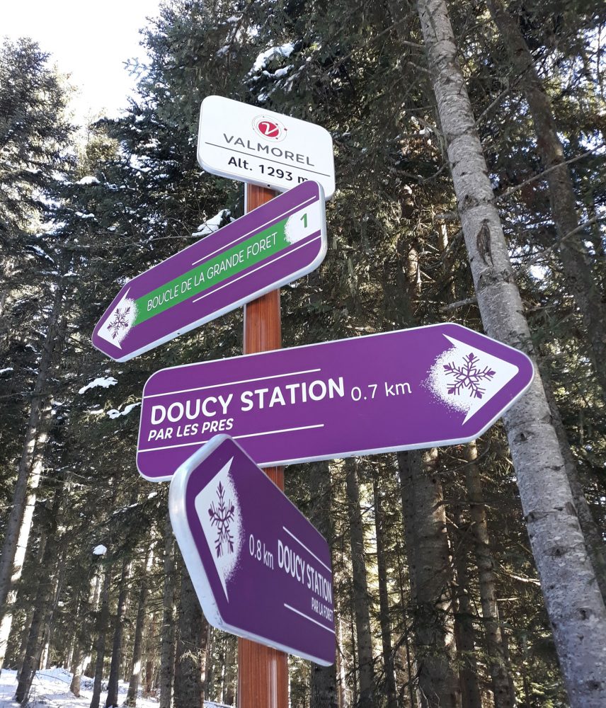 itinéraires nordiques Doucy