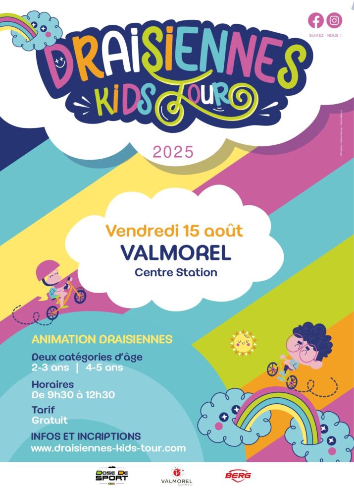 Affiche Draisienne Kids Tour 2025 Valmorel pdf
