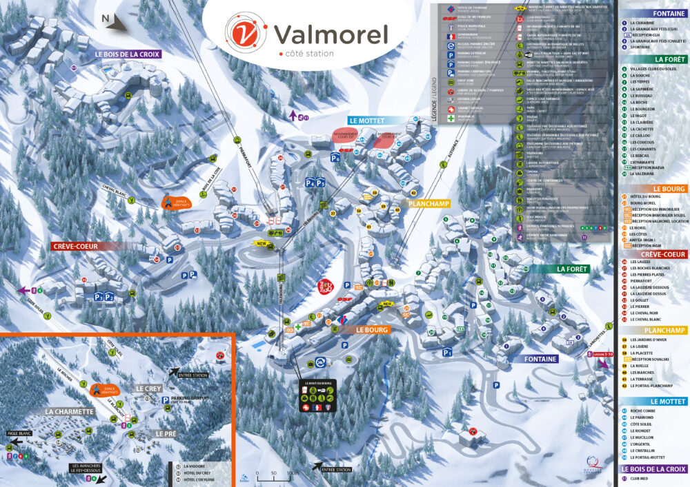 Plan Valmorel hiver 2021/2022