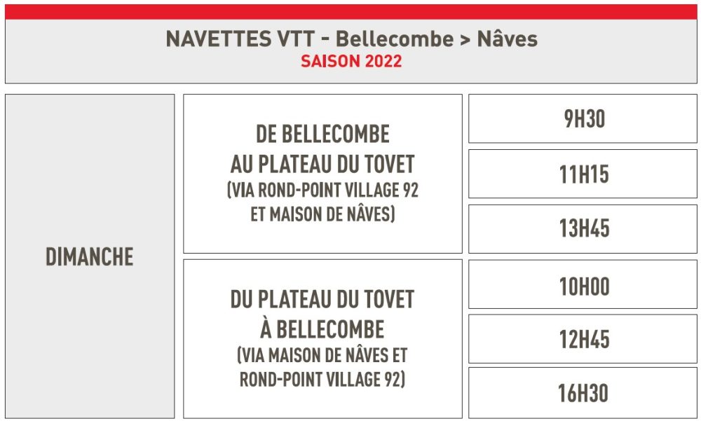 Horaires navettes VTT Naves 2022 v4