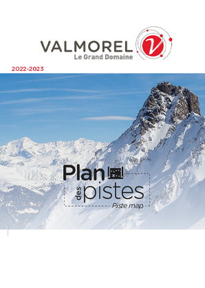 Couverture plan des pistes valmorel 2022 2023