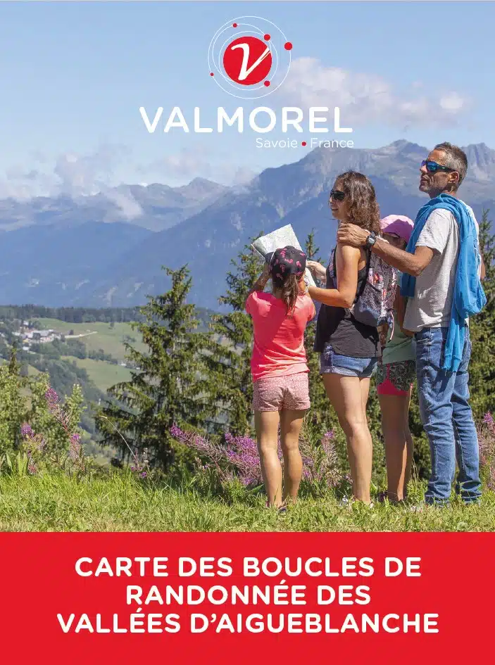 carte randonnee valmorel