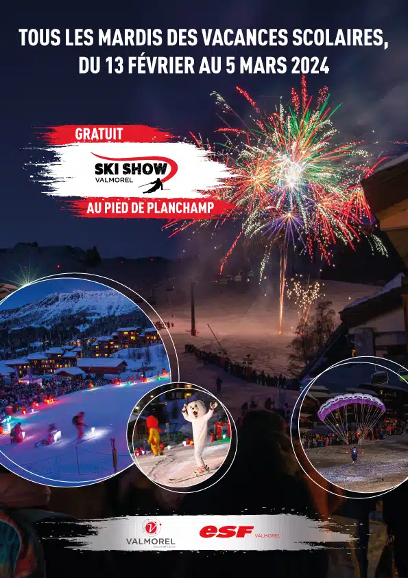 Affiche ski show A4 2023.2024