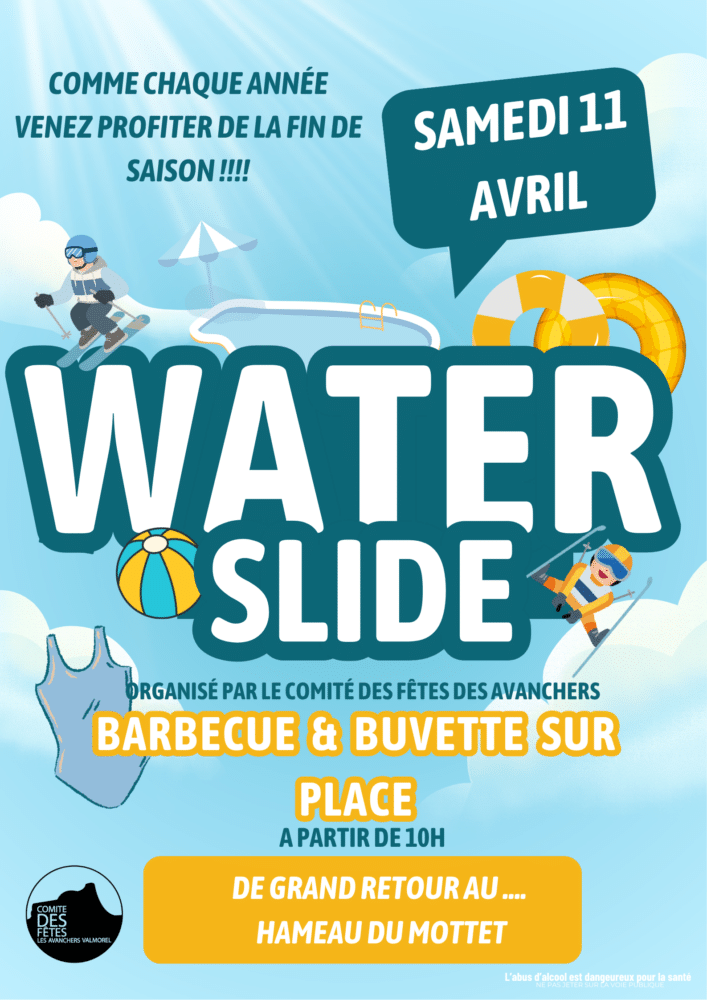 Affiche water slide